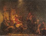 august malmstrom King Ella's messengers before Ragnar Lodbrok's sons oil